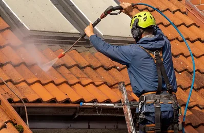 Démoussage et hydrofuge de toiture à Pailherols